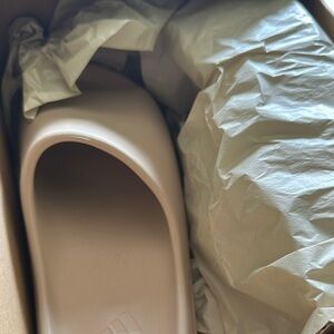 Adidas Beige Slide Sandals